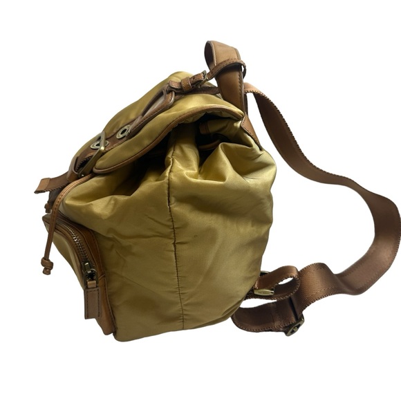 The Bridge Story Backpack Bag Brown Nylon - Picture 10 of 13